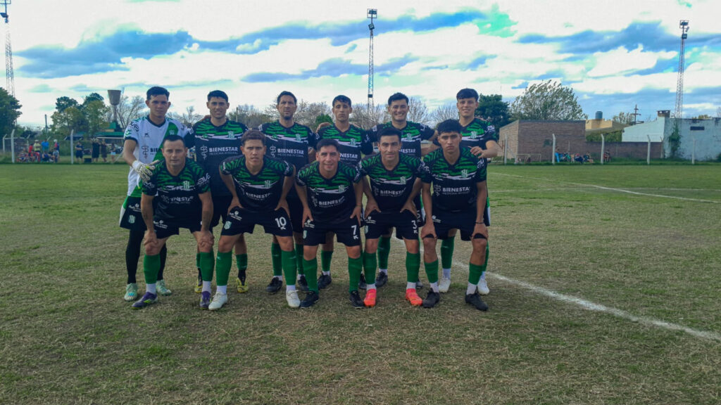 Ciclón Norte de Cayastá en la previa de un encuentro de Liga Santafesina de Fútbol